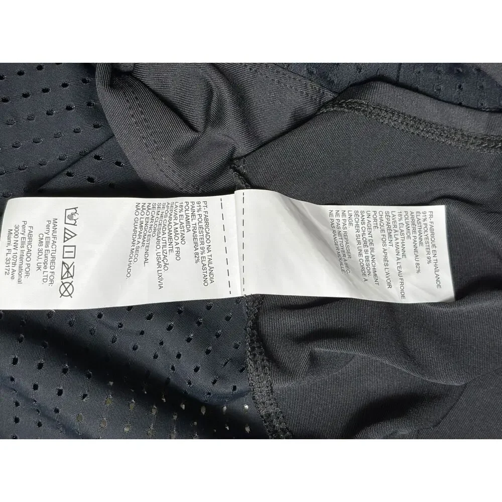 NIKE Swim Mesh Cover Up Tank TopWomens Size XL Black Sleeveless Loose Fit